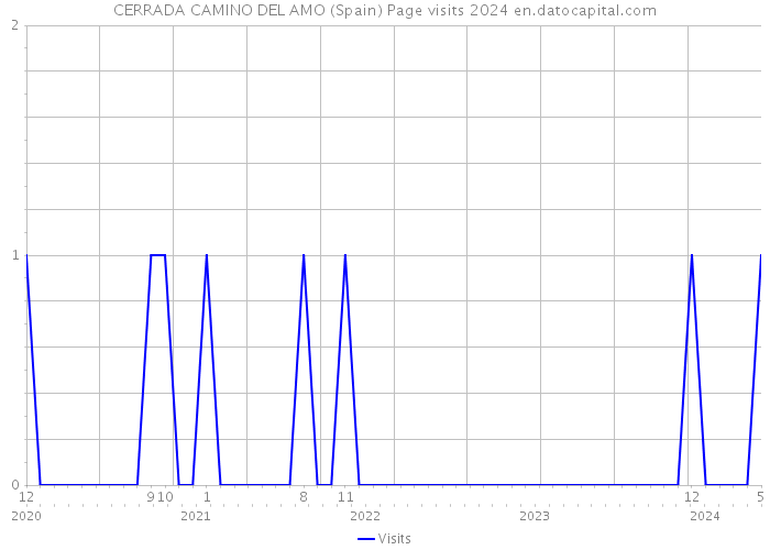 CERRADA CAMINO DEL AMO (Spain) Page visits 2024 