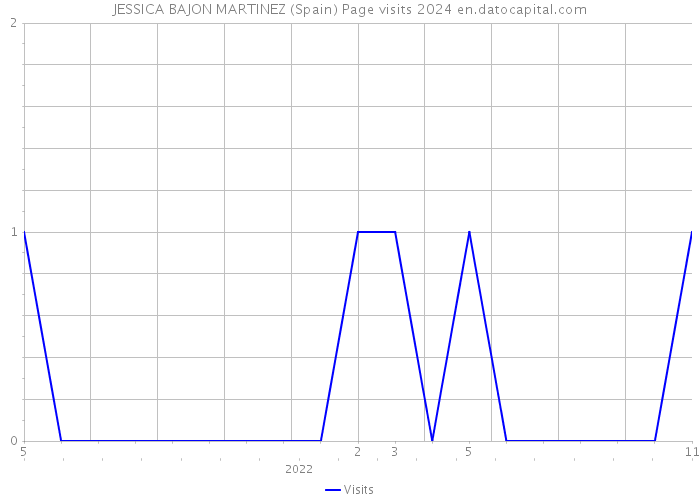 JESSICA BAJON MARTINEZ (Spain) Page visits 2024 