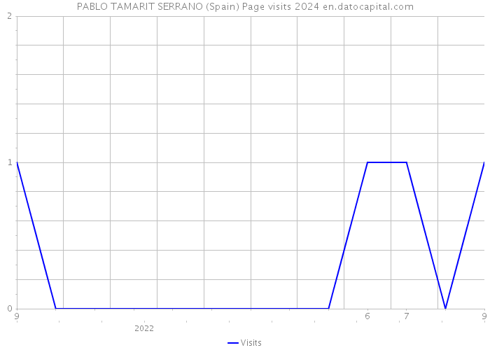 PABLO TAMARIT SERRANO (Spain) Page visits 2024 