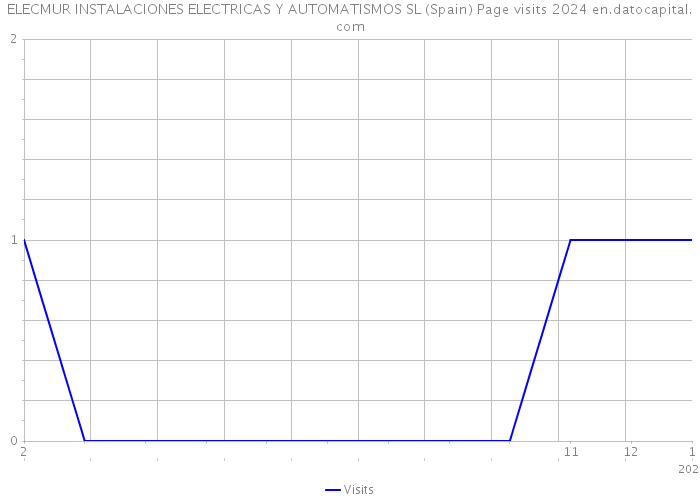 ELECMUR INSTALACIONES ELECTRICAS Y AUTOMATISMOS SL (Spain) Page visits 2024 