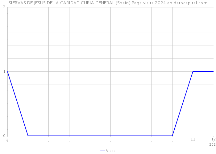 SIERVAS DE JESUS DE LA CARIDAD CURIA GENERAL (Spain) Page visits 2024 