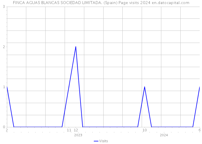 FINCA AGUAS BLANCAS SOCIEDAD LIMITADA. (Spain) Page visits 2024 