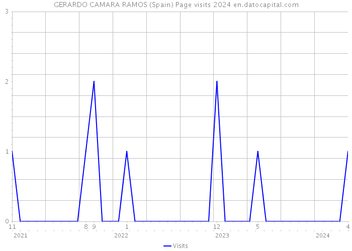 GERARDO CAMARA RAMOS (Spain) Page visits 2024 