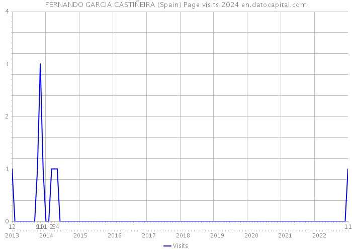 FERNANDO GARCIA CASTIÑEIRA (Spain) Page visits 2024 