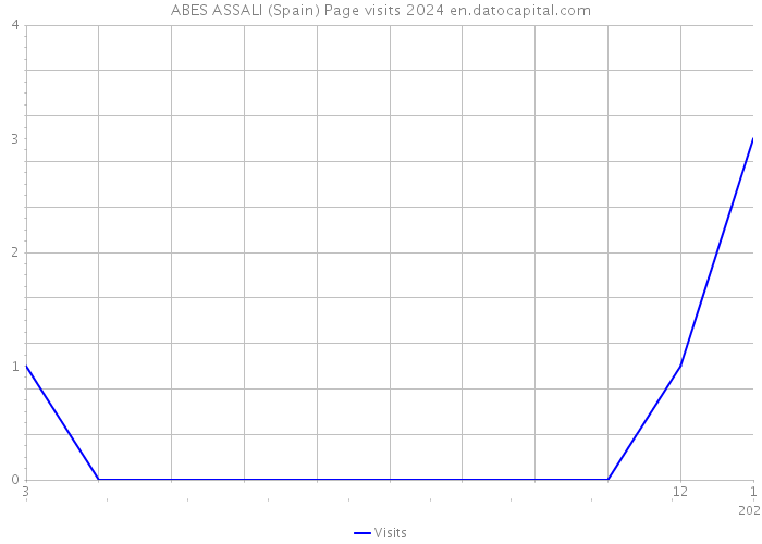 ABES ASSALI (Spain) Page visits 2024 