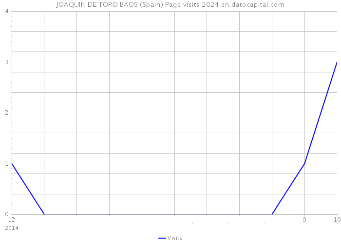 JOAQUIN DE TORO BAOS (Spain) Page visits 2024 