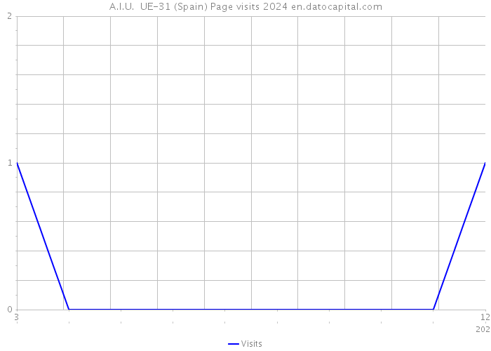 A.I.U. UE-31 (Spain) Page visits 2024 