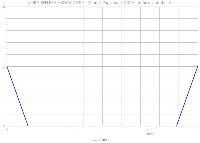 AIRE'S BELLEZA ASOCIADOS SL (Spain) Page visits 2024 