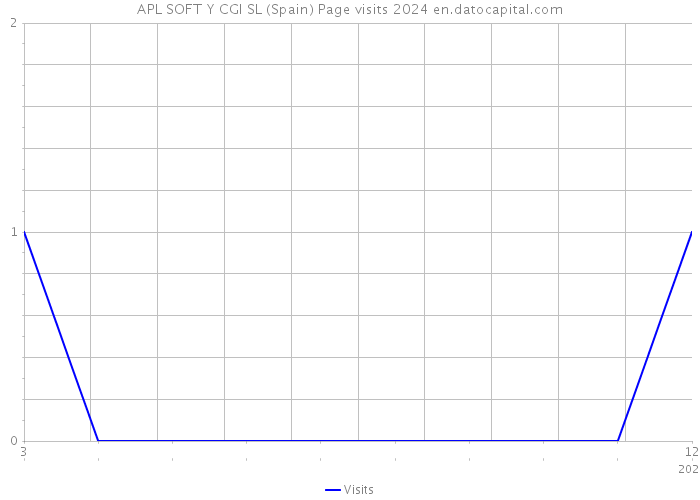 APL SOFT Y CGI SL (Spain) Page visits 2024 