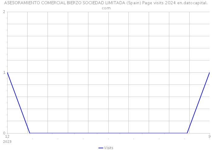 ASESORAMIENTO COMERCIAL BIERZO SOCIEDAD LIMITADA (Spain) Page visits 2024 