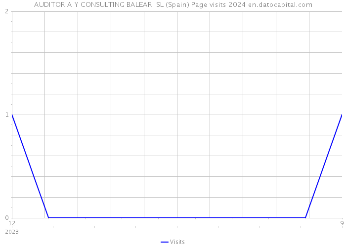 AUDITORIA Y CONSULTING BALEAR SL (Spain) Page visits 2024 