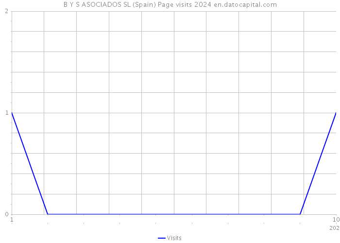 B Y S ASOCIADOS SL (Spain) Page visits 2024 
