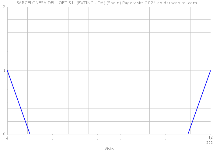 BARCELONESA DEL LOFT S.L. (EXTINGUIDA) (Spain) Page visits 2024 