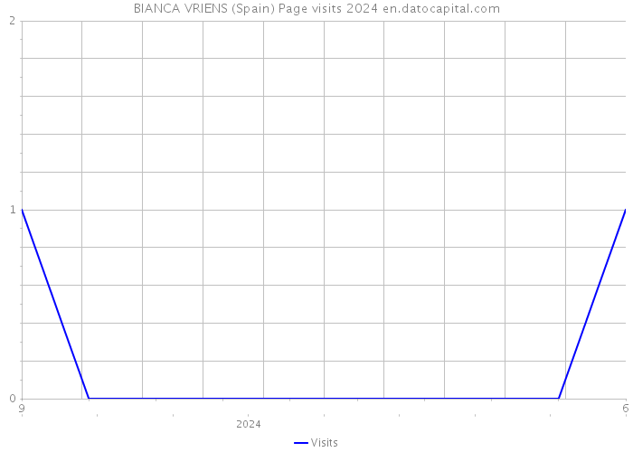 BIANCA VRIENS (Spain) Page visits 2024 