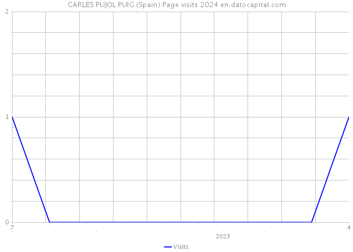 CARLES PUJOL PUIG (Spain) Page visits 2024 