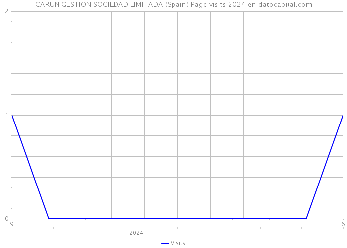 CARUN GESTION SOCIEDAD LIMITADA (Spain) Page visits 2024 