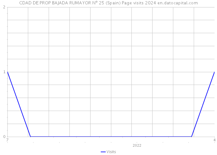 CDAD DE PROP BAJADA RUMAYOR Nº 25 (Spain) Page visits 2024 