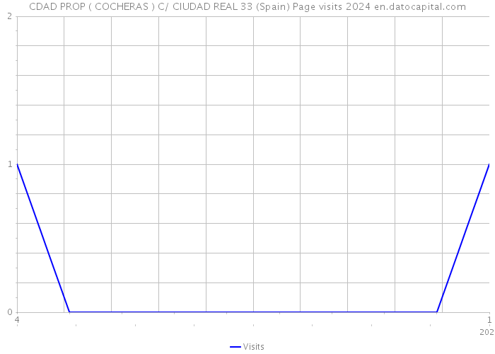 CDAD PROP ( COCHERAS ) C/ CIUDAD REAL 33 (Spain) Page visits 2024 