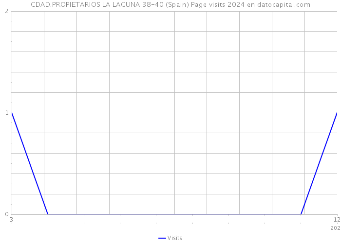 CDAD.PROPIETARIOS LA LAGUNA 38-40 (Spain) Page visits 2024 