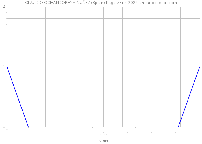 CLAUDIO OCHANDORENA NUÑEZ (Spain) Page visits 2024 