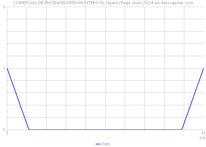 COMERCIAL DE ENCENDEDORES MONTERO SL (Spain) Page visits 2024 