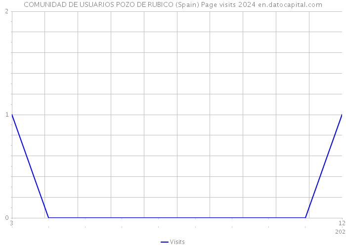 COMUNIDAD DE USUARIOS POZO DE RUBICO (Spain) Page visits 2024 