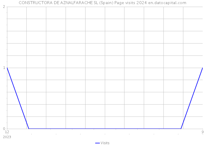 CONSTRUCTORA DE AZNALFARACHE SL (Spain) Page visits 2024 