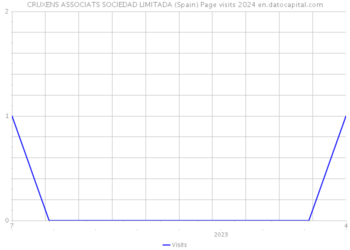CRUXENS ASSOCIATS SOCIEDAD LIMITADA (Spain) Page visits 2024 