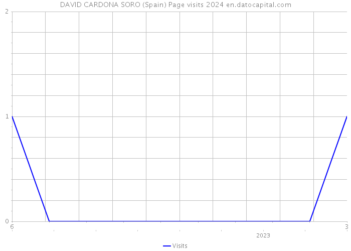 DAVID CARDONA SORO (Spain) Page visits 2024 
