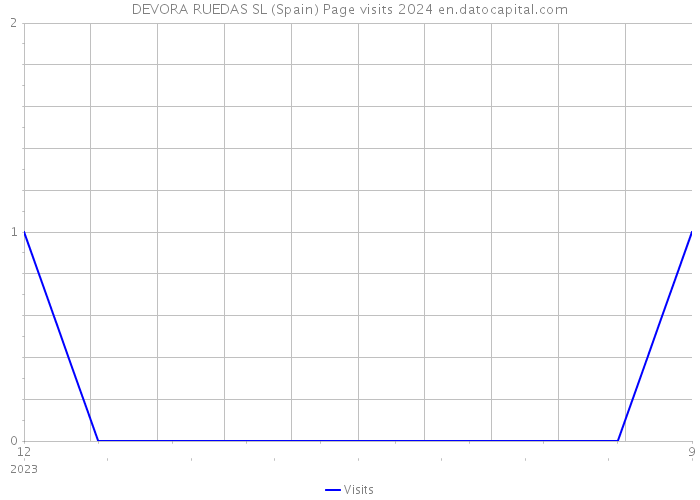 DEVORA RUEDAS SL (Spain) Page visits 2024 