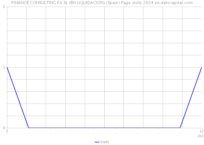 FINANCE CONSULTING FA SL (EN LIQUIDACION) (Spain) Page visits 2024 