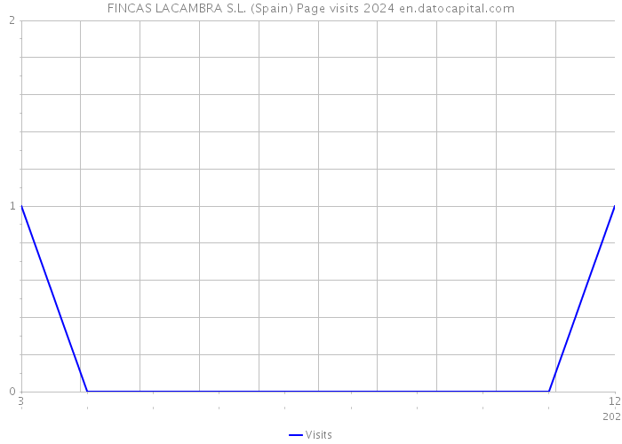 FINCAS LACAMBRA S.L. (Spain) Page visits 2024 