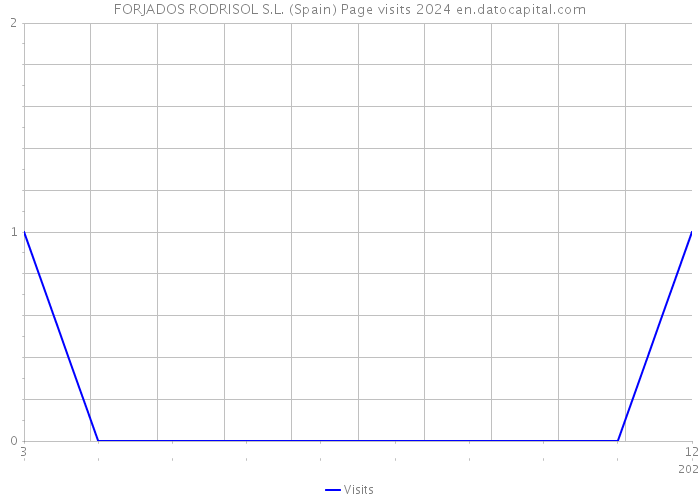 FORJADOS RODRISOL S.L. (Spain) Page visits 2024 