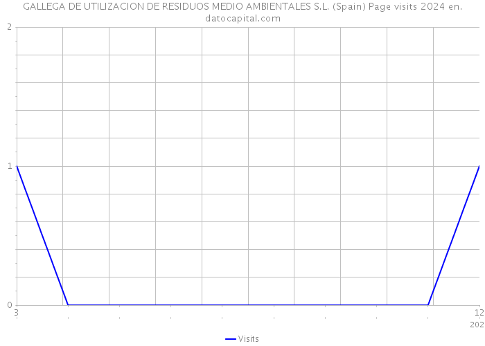 GALLEGA DE UTILIZACION DE RESIDUOS MEDIO AMBIENTALES S.L. (Spain) Page visits 2024 