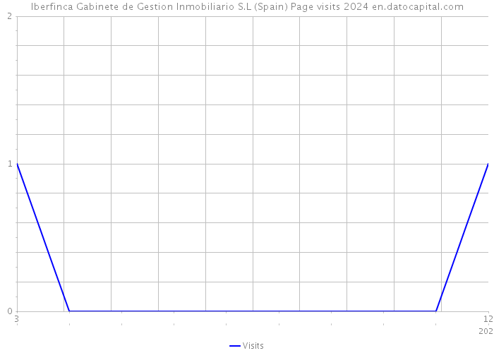 Iberfinca Gabinete de Gestion Inmobiliario S.L (Spain) Page visits 2024 