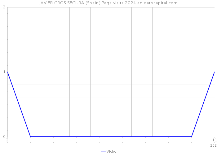 JAVIER GROS SEGURA (Spain) Page visits 2024 