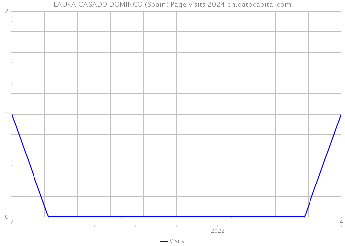 LAURA CASADO DOMINGO (Spain) Page visits 2024 