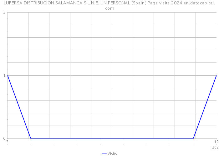 LUFERSA DISTRIBUCION SALAMANCA S.L.N.E. UNIPERSONAL (Spain) Page visits 2024 