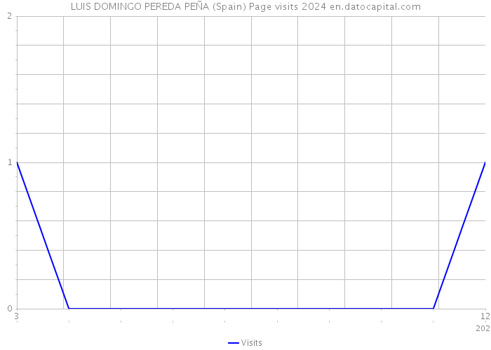 LUIS DOMINGO PEREDA PEÑA (Spain) Page visits 2024 