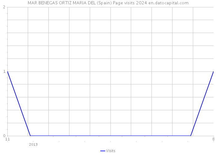 MAR BENEGAS ORTIZ MARIA DEL (Spain) Page visits 2024 