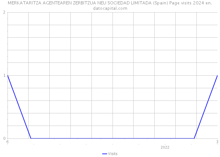 MERKATARITZA AGENTEAREN ZERBITZUA NEU SOCIEDAD LIMITADA (Spain) Page visits 2024 