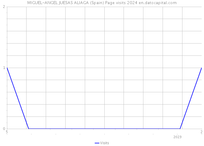 MIGUEL-ANGEL JUESAS ALIAGA (Spain) Page visits 2024 