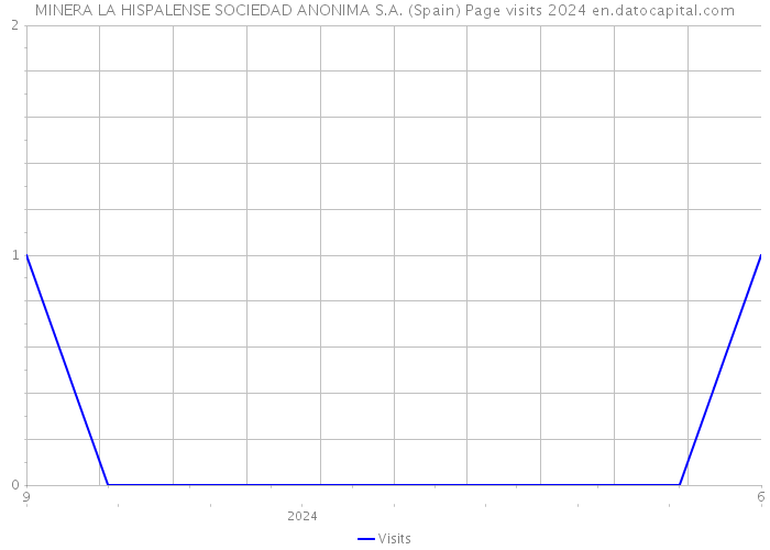 MINERA LA HISPALENSE SOCIEDAD ANONIMA S.A. (Spain) Page visits 2024 