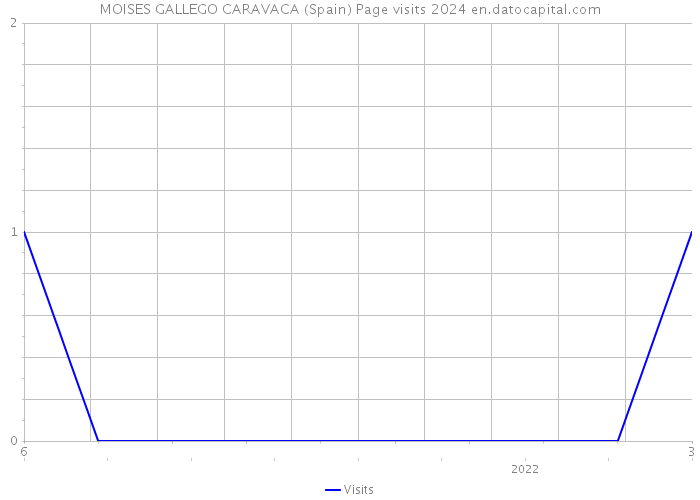 MOISES GALLEGO CARAVACA (Spain) Page visits 2024 