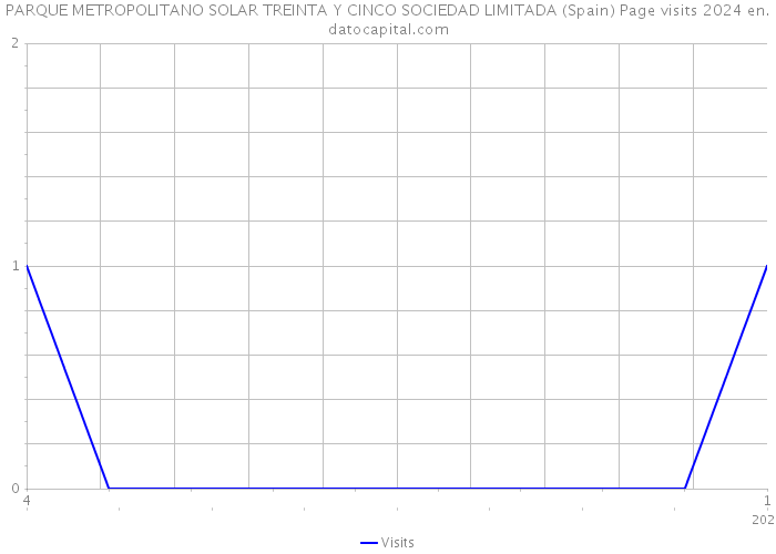 PARQUE METROPOLITANO SOLAR TREINTA Y CINCO SOCIEDAD LIMITADA (Spain) Page visits 2024 