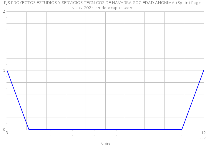 PJS PROYECTOS ESTUDIOS Y SERVICIOS TECNICOS DE NAVARRA SOCIEDAD ANONIMA (Spain) Page visits 2024 