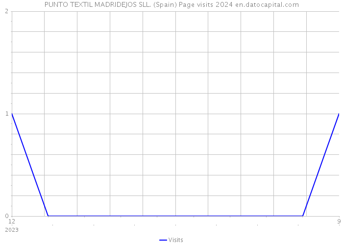 PUNTO TEXTIL MADRIDEJOS SLL. (Spain) Page visits 2024 