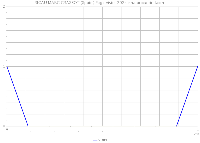 RIGAU MARC GRASSOT (Spain) Page visits 2024 