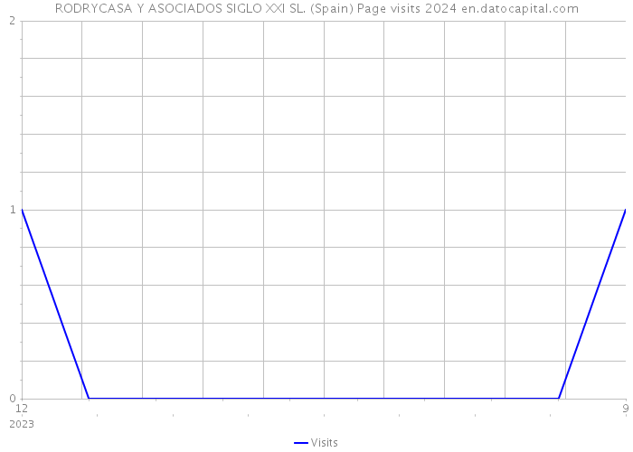 RODRYCASA Y ASOCIADOS SIGLO XXI SL. (Spain) Page visits 2024 