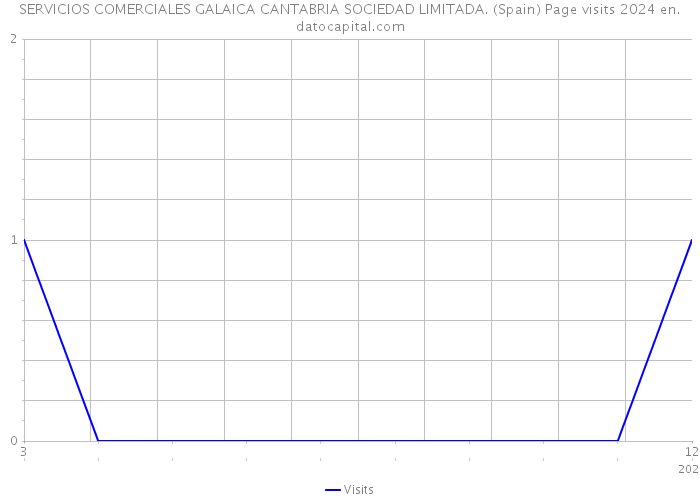 SERVICIOS COMERCIALES GALAICA CANTABRIA SOCIEDAD LIMITADA. (Spain) Page visits 2024 